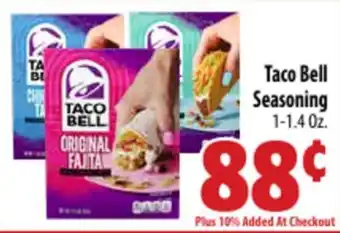 Taco Bell Seasoning 1-1.40z.