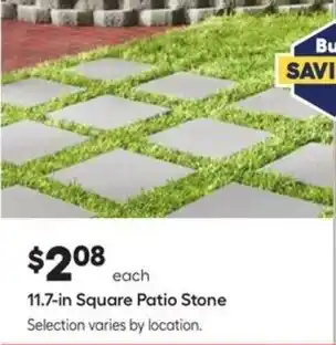 Lowe's 11.7-in Square Patio Stone offer