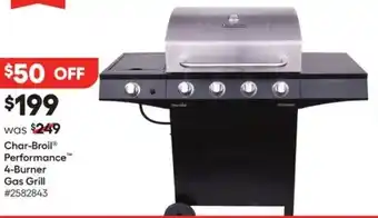Lowe's Char-Broil Performance 4-Burner Gas Grill offer