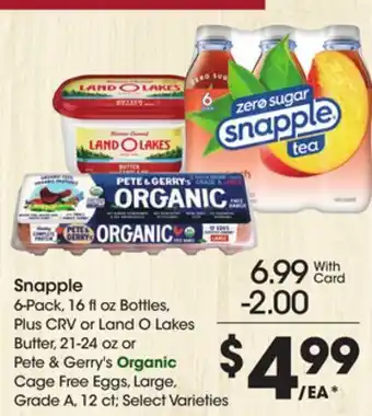 Ralphs Snapple offer