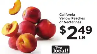 Food 4 Less California Yellow Peaches or Nectarines offer