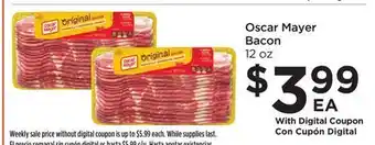 Food 4 Less Oscar Mayer Bacon offer