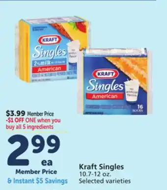 Albertsons Kraft Singles offer
