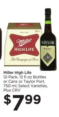 Food 4 Less Miller High Life offer