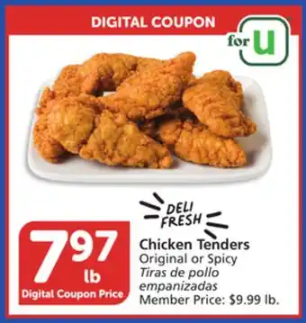 Vons Chicken Tenders offer