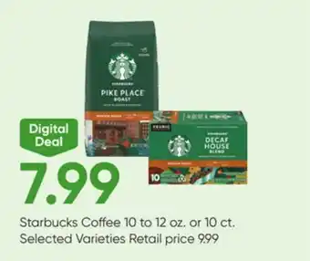 Stater Bros Starbucks Coffee offer