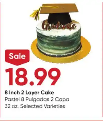 Stater Bros 8 Inch 2 Layer Cake offer