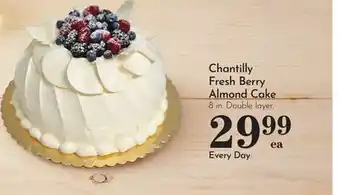 Pavilions Chantilly Fresh Berry Almond Cake offer