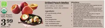 Pavilions Large Organic Yellow Peaches offer