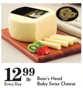 Pavilions Boar's Head Baby Swiss Cheese offer
