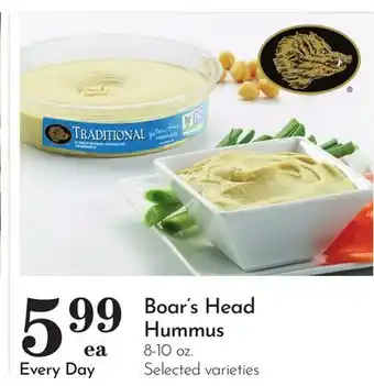 Pavilions Boar's Head Hummus offer