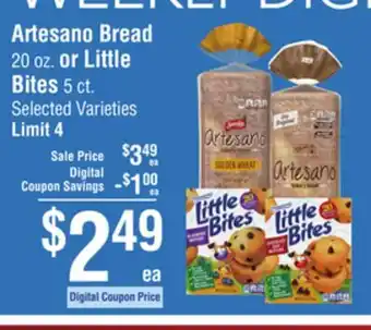Smart & Final Artesano Bread or Little Bites offer