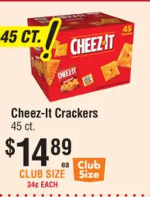 Smart & Final Cheez-It Crackers offer