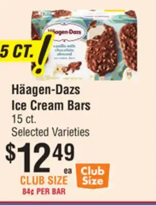 Smart & Final Häagen-Dazs Ice Cream Bars offer