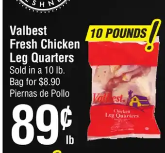 Smart & Final Valbest Fresh Chicken Leg Quarters offer
