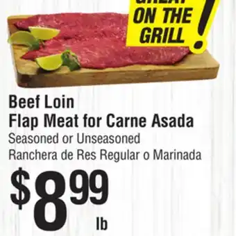 Smart & Final Beef Loin Flap Meat for Carne Asada offer