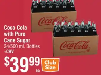 Smart & Final Coca-Cola with Pure Cane Sugar offer
