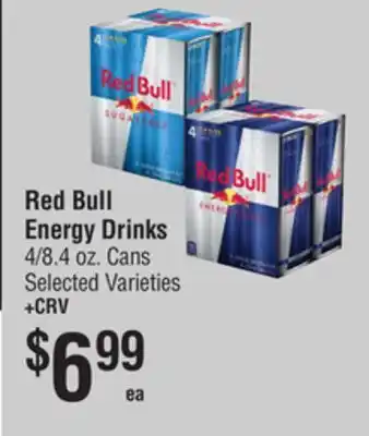 Smart & Final Red Bull Energy Drinks offer