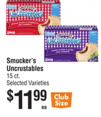 Smart & Final Smucker's Uncrustables offer