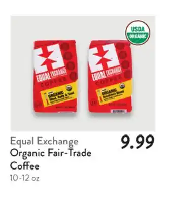 Fresh Thyme Equal Exchange Organic Fair-Trade Coffee offer