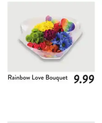 Fresh Thyme Rainbow Love Bouquet offer
