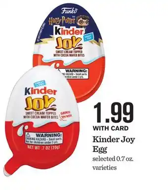 Mariano's Kinder Joy Egg offer