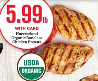 Mariano's Harvestland Organic Boneless Chicken Breasts offer