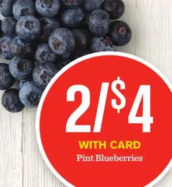 Mariano's Pint Blueberries offer