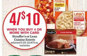 Mariano's Stouffer's or Lean Cuisine Entrée offer