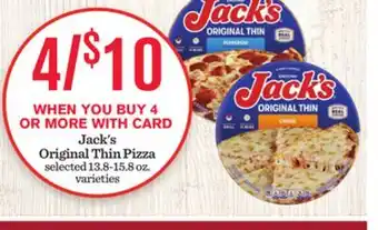 Mariano's Jack's Original Thin Pizza offer
