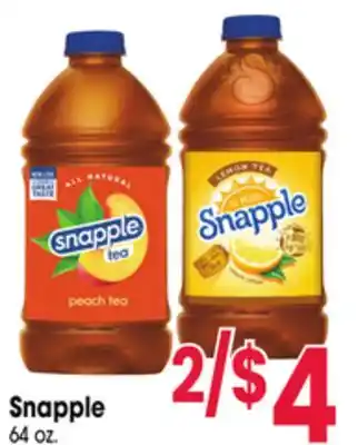 Jewel-Osco Snapple offer
