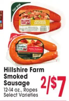 Jewel-Osco Hillshire Farm Smoked Smoked Sausage offer