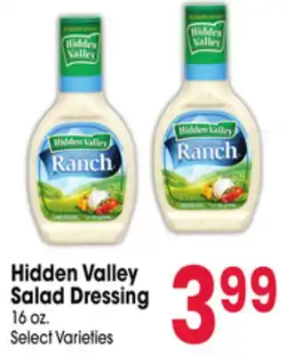 Jewel-Osco Hidden Valley Salad Dressing offer