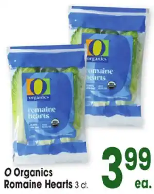 Jewel-Osco O Organics Romaine Hearts offer