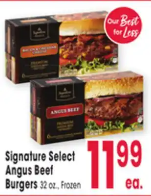 Jewel-Osco Signature Select Angus Beef Burgers offer