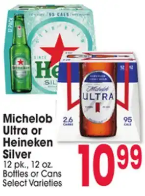 Jewel-Osco Michelob Ultra or Heineken Silver offer