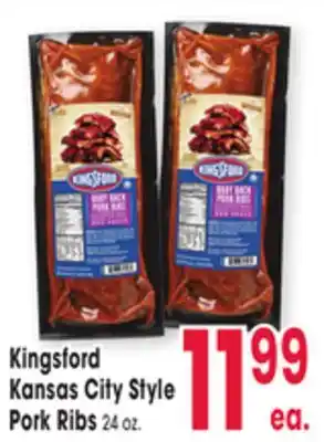 Jewel-Osco Kingsford Kansas City Style Pork Ribs offer