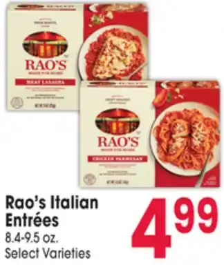 Jewel-Osco Rao's Italian Entrées offer