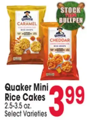 Jewel-Osco Quaker Mini Rice Cakes offer
