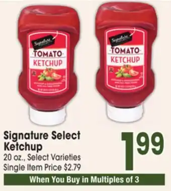 Jewel-Osco Signature Select Ketchup offer