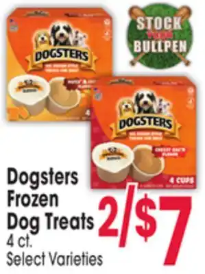 Jewel-Osco Dogsters Frozen Dog Treats offer