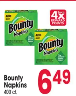 Jewel-Osco Bounty Napkins offer