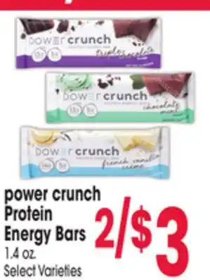 Jewel-Osco power crunch Protein Energy Bars offer