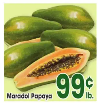 Jewel-Osco Maradol Papaya offer