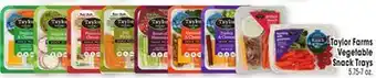 Jewel-Osco Taylor Farms Vegetable Snack Trays offer