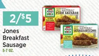 Heinen's Jones Breakfast Sausage offer
