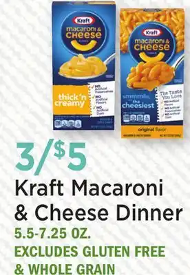 Heinen's Kraft Macaroni & Cheese Dinner offer