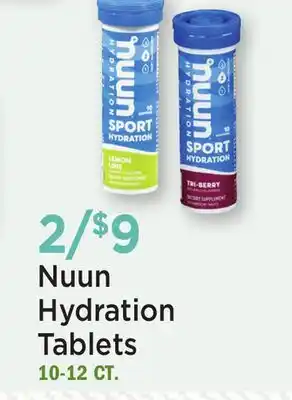 Heinen's Nuun Hydration Tablets offer