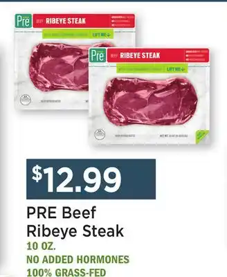 Heinen's PRE Beef Ribeye Steak offer