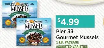 Heinen's Pier 33 Gourmet Mussels offer